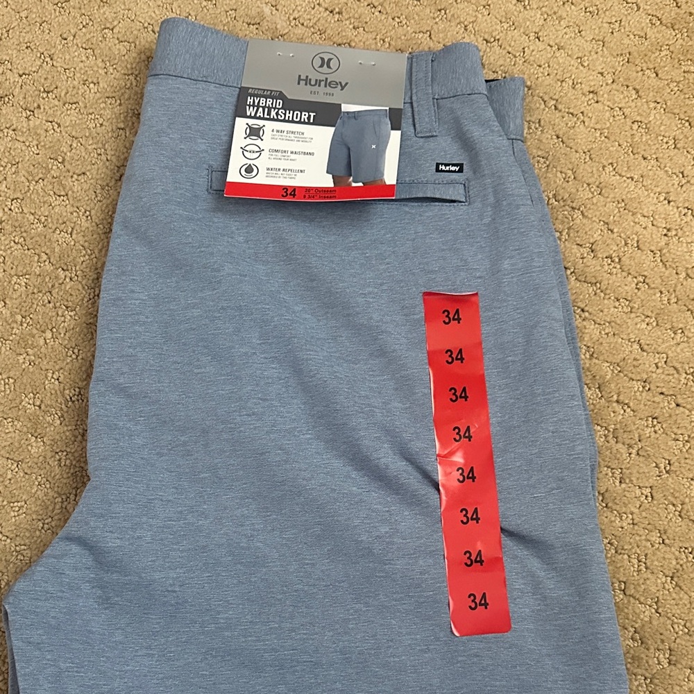Hurley Light Blue Hybrid Walkshorts
